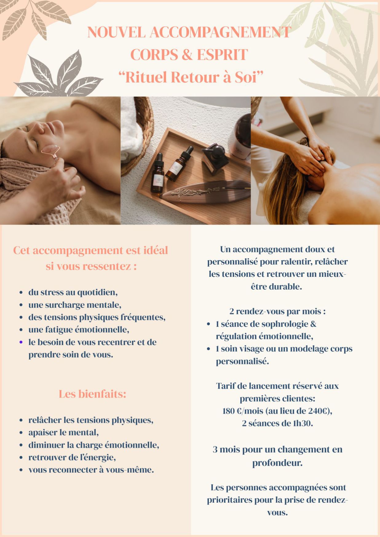 Esthéticienne et sophrologue